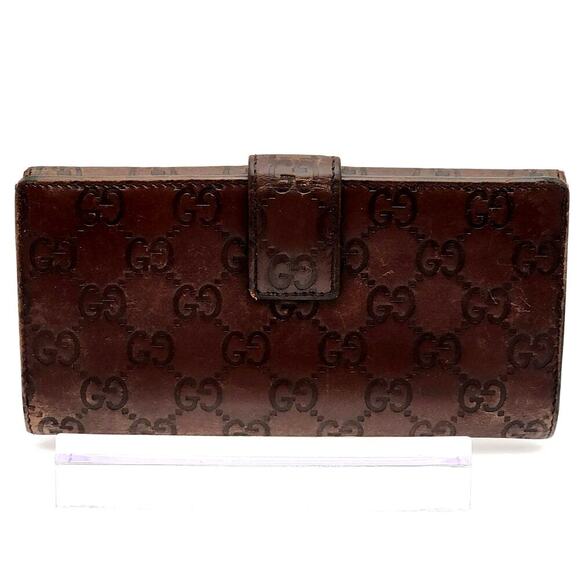 GUCCI Guccissima Margaux Calfskin Continental Flap Wallet - Picture 10 of 16